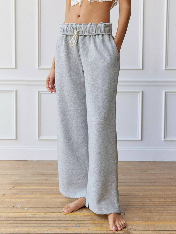 Mika | Casual And Lazy Style Home Wide Leg Pants