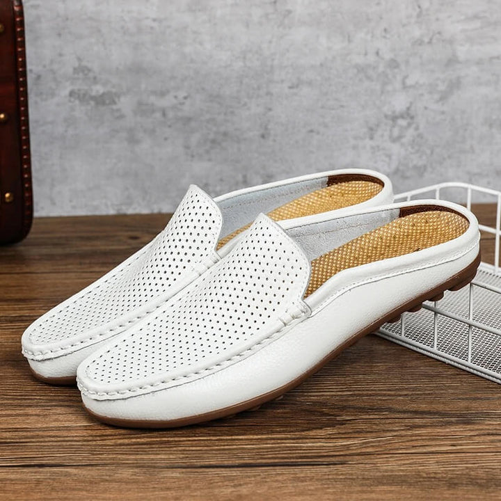 Mario | Riviera Leder-Slipper – Eleganz im italienischen Stil