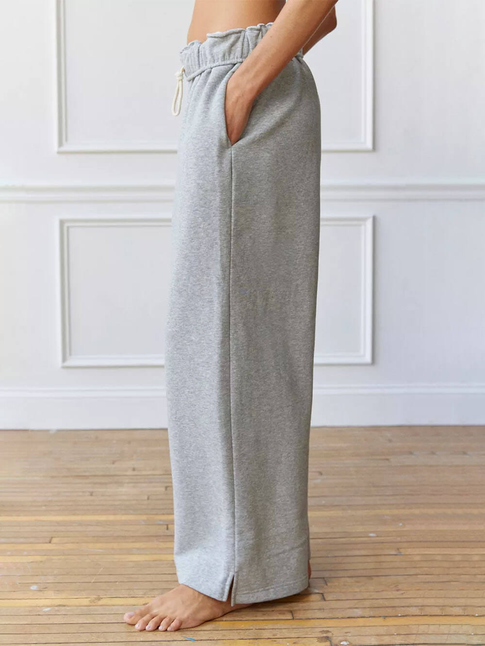 Mika | Casual And Lazy Style Home Wide Leg Pants