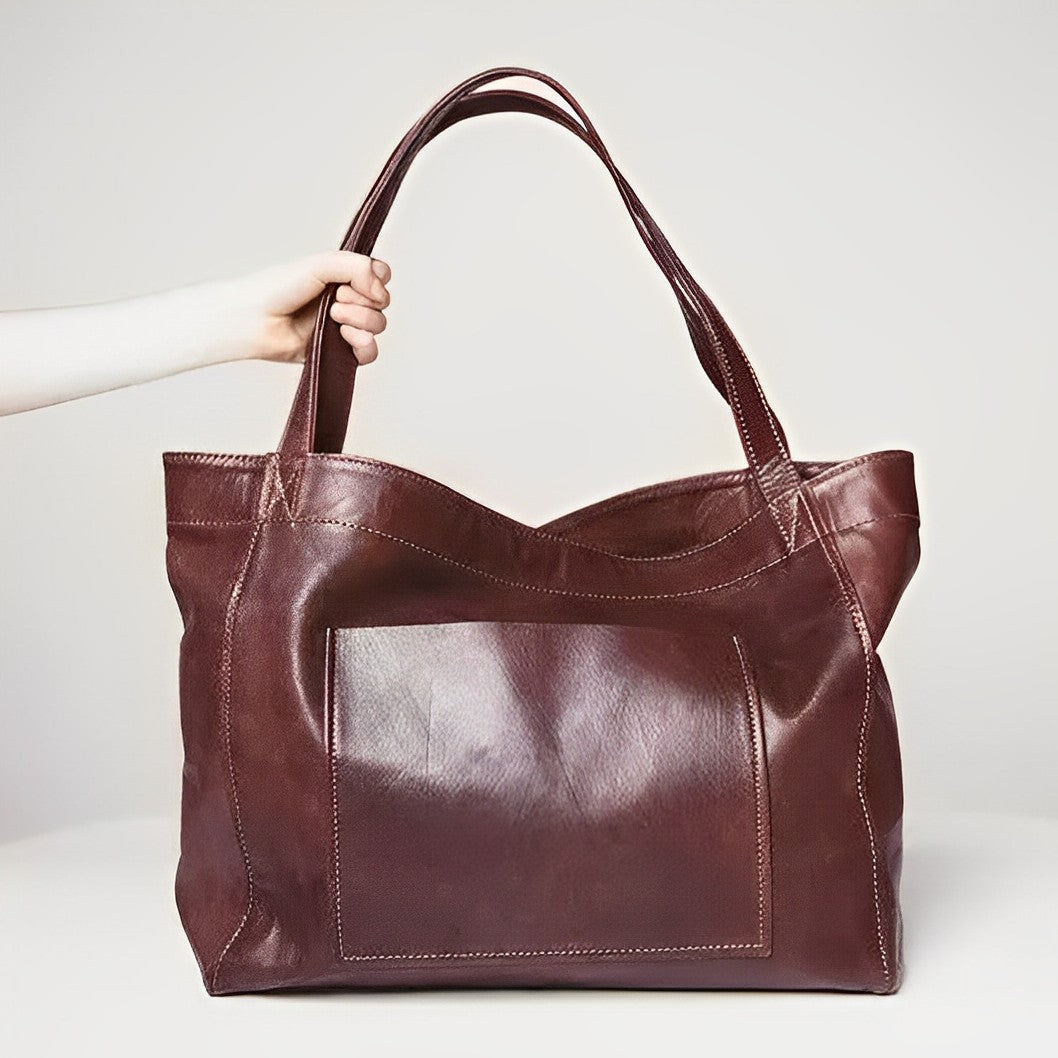 Martha | Vintage Lederschultertasche