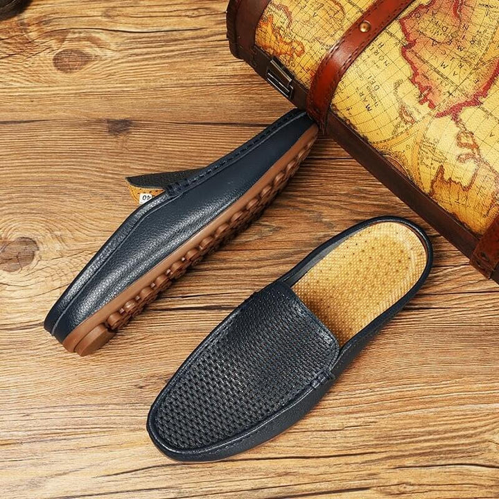 Mario | Riviera Leder-Slipper – Eleganz im italienischen Stil