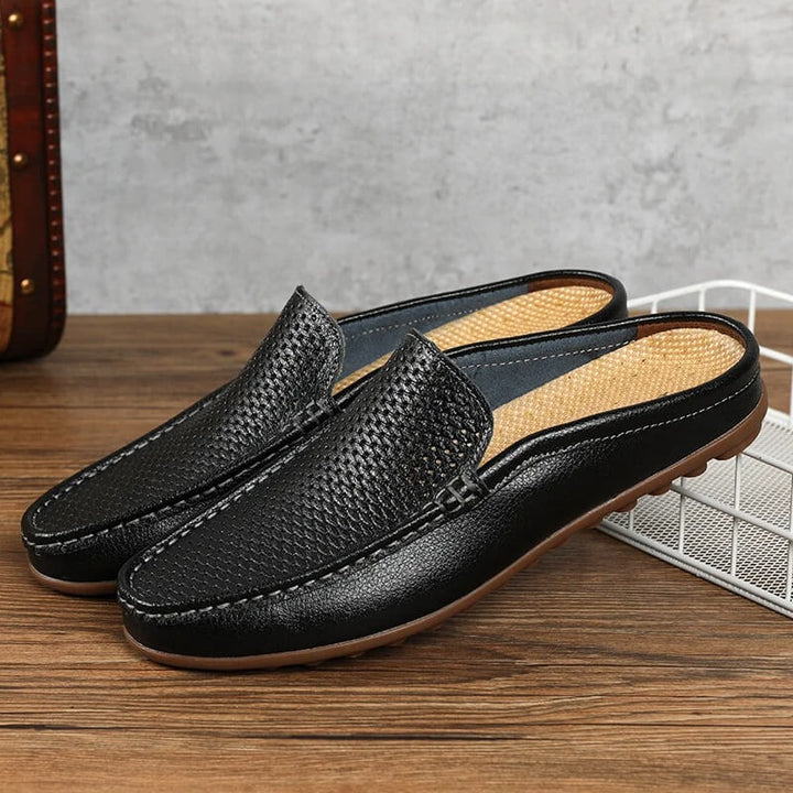 Mario | Riviera Leder-Slipper – Eleganz im italienischen Stil