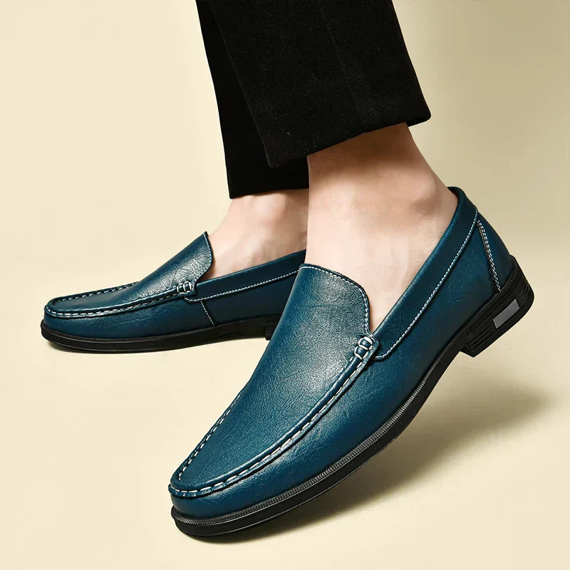 Bastien | Glimmer-Leder-Slipper