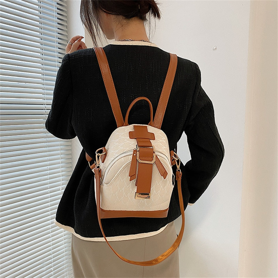 Phoebe - Stylischer Rucksack mit geometrischem Muster