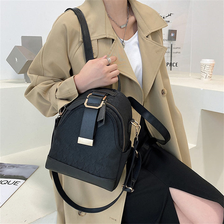 Phoebe - Stylischer Rucksack mit geometrischem Muster