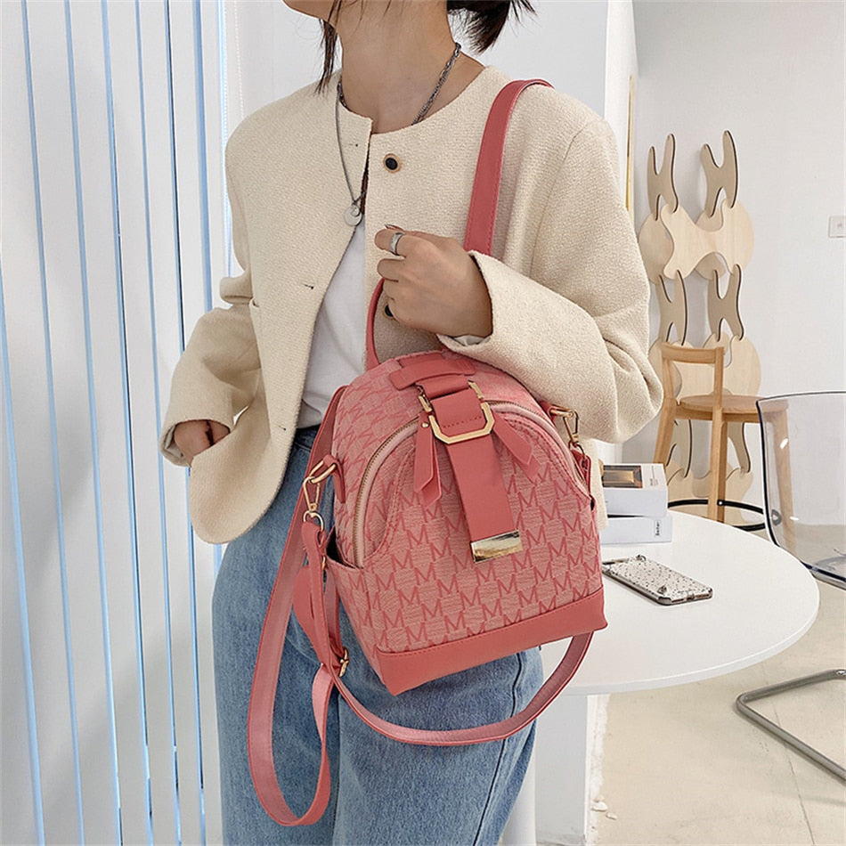 Phoebe - Stylischer Rucksack mit geometrischem Muster