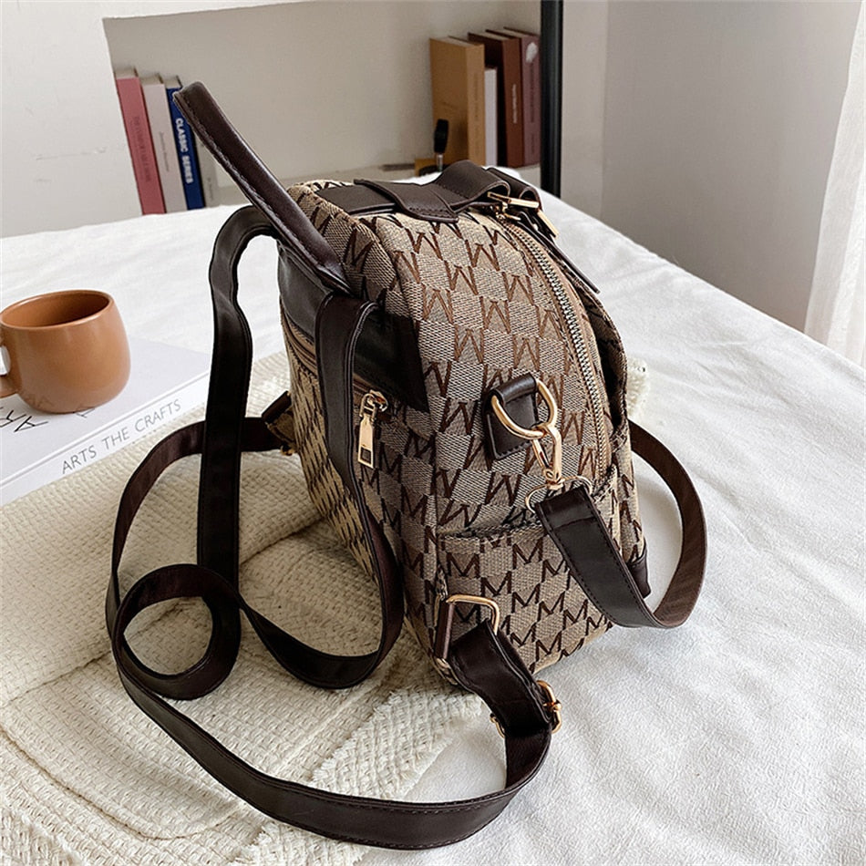 Phoebe - Stylischer Rucksack mit geometrischem Muster