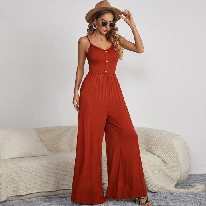 DAPHNE | JUMPSUIT MIT V-AUSSCHNITT