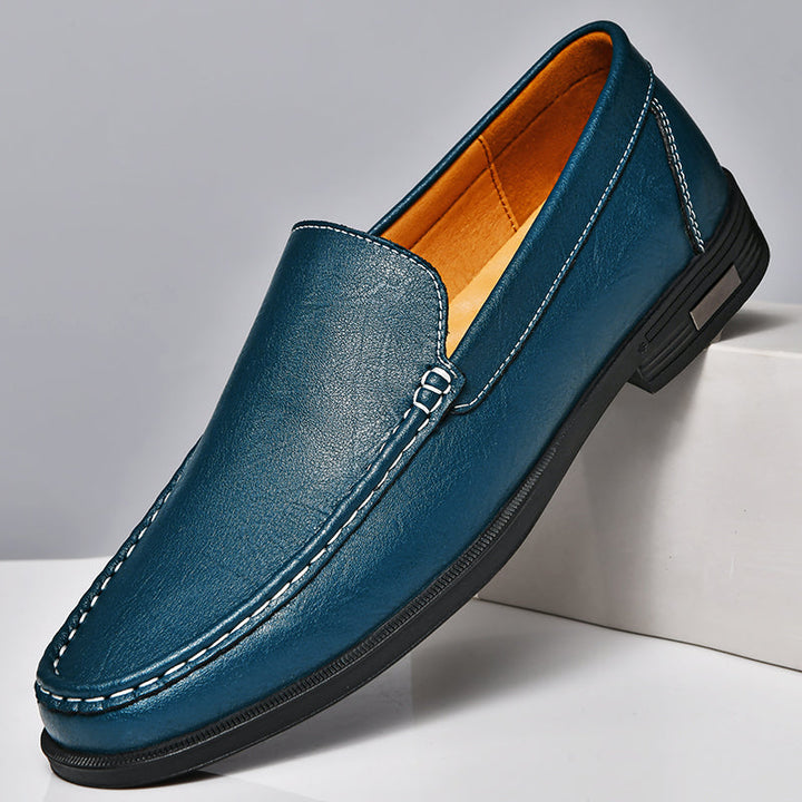 Bastien | Glimmer-Leder-Slipper