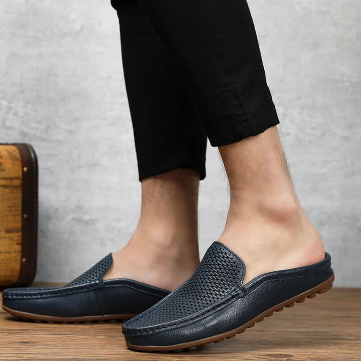 Mario | Riviera Leder-Slipper – Eleganz im italienischen Stil