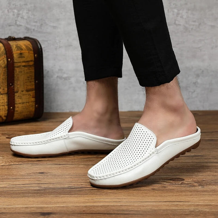 Mario | Riviera Leder-Slipper – Eleganz im italienischen Stil