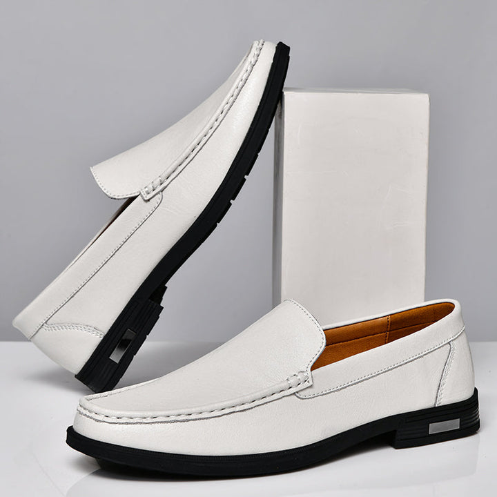 Bastien | Glimmer-Leder-Slipper