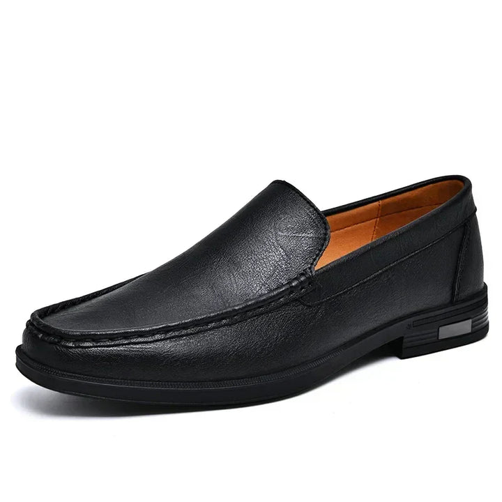 Bastien | Glimmer-Leder-Slipper